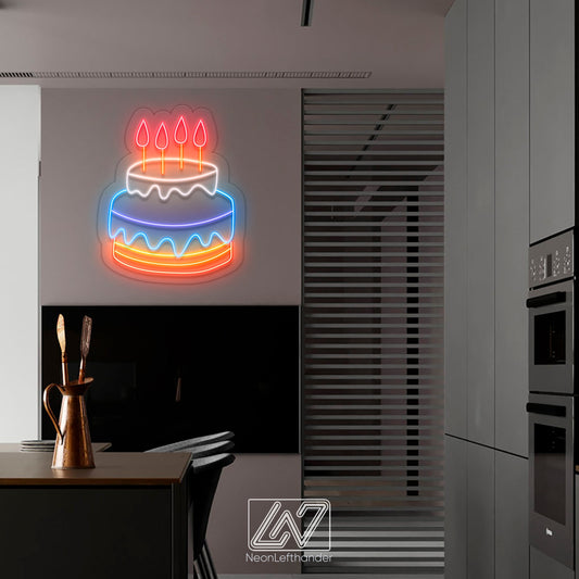Sushi - LED Neon Sign, Bakery Wall Decor, Cake Neon Light, Custom Sweet Shop Led Sign, Kitchen Wall Light Art