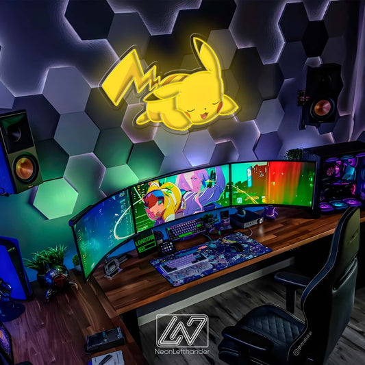 Персонаж аніме - Світлодіодне неонове зображення аніме на стінах, аніме, герой мультфільму, світло ігрової кімнати, персоналізовані подарунки, декор дитячої кімнати, японська неонова вивіска