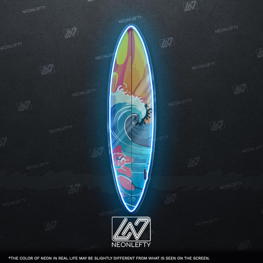 Surfboard Neon Sign
