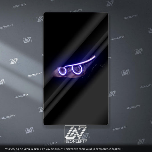 BMW M4 Neon Sign - Aggressive front view wall art inspired by modern performance design, perfect for garage, man cave or car room