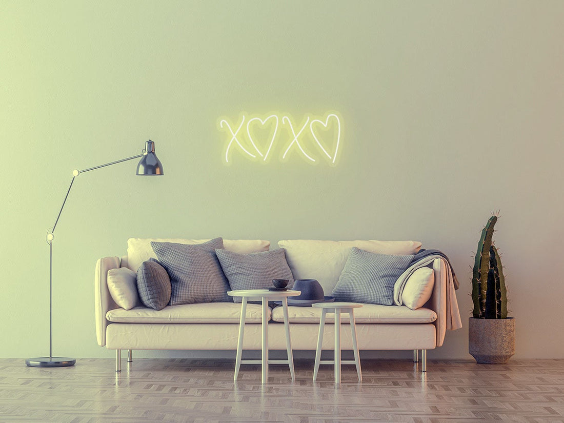 XOXO Sign - Neon Sign, Led Neon, Personalization, Decoration, Neon Light,Home,Living Room,Bedroom, Love