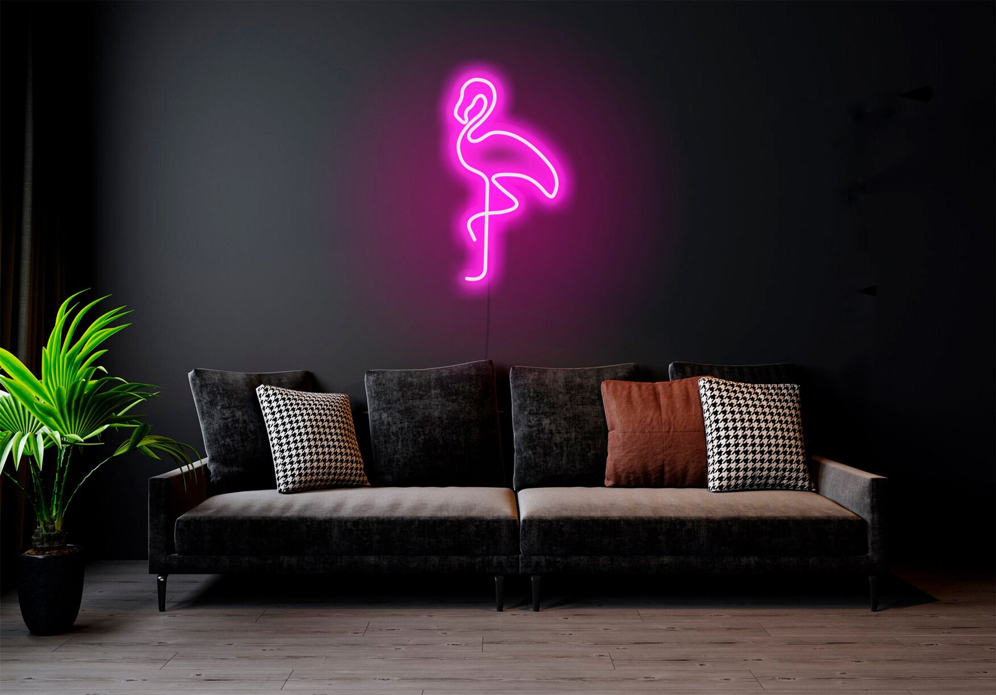 Flamingo - LED Neon Sign,Flamingo neon light,Flamingo led sign,Flamingo wall decor,Flamingo wall art,Pink neon sign,Neon sign bedroom
