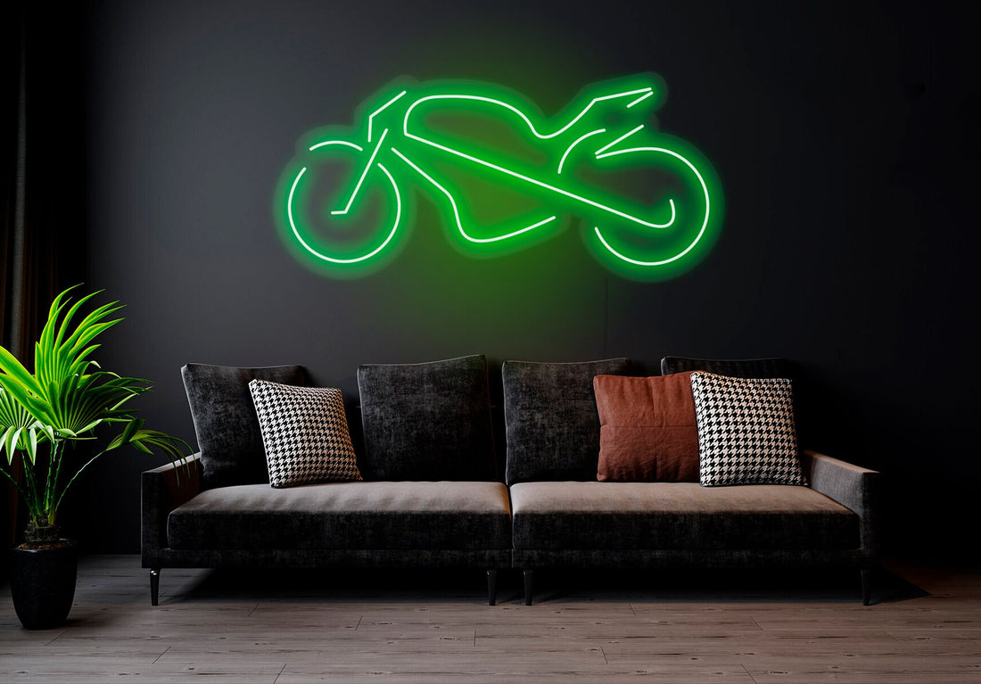 Motorcycle - LED Neon Sign , Home Interior Decor, Neon Lights, Bedroom neon sign, Neon sign wall decor