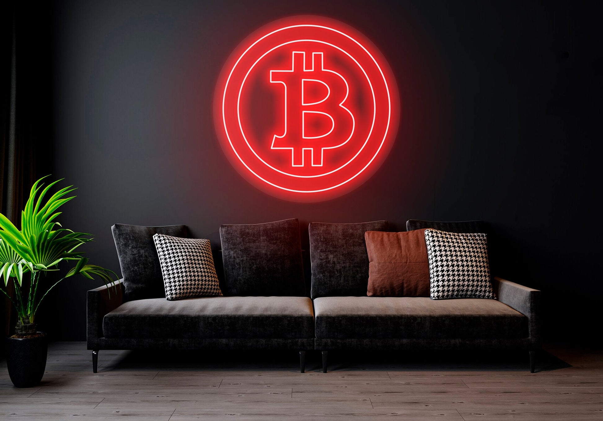 Bitcoin - LED Neon Sign, Bedroom neon sign, Crypto neon sign, Neon Lights, Crypto
