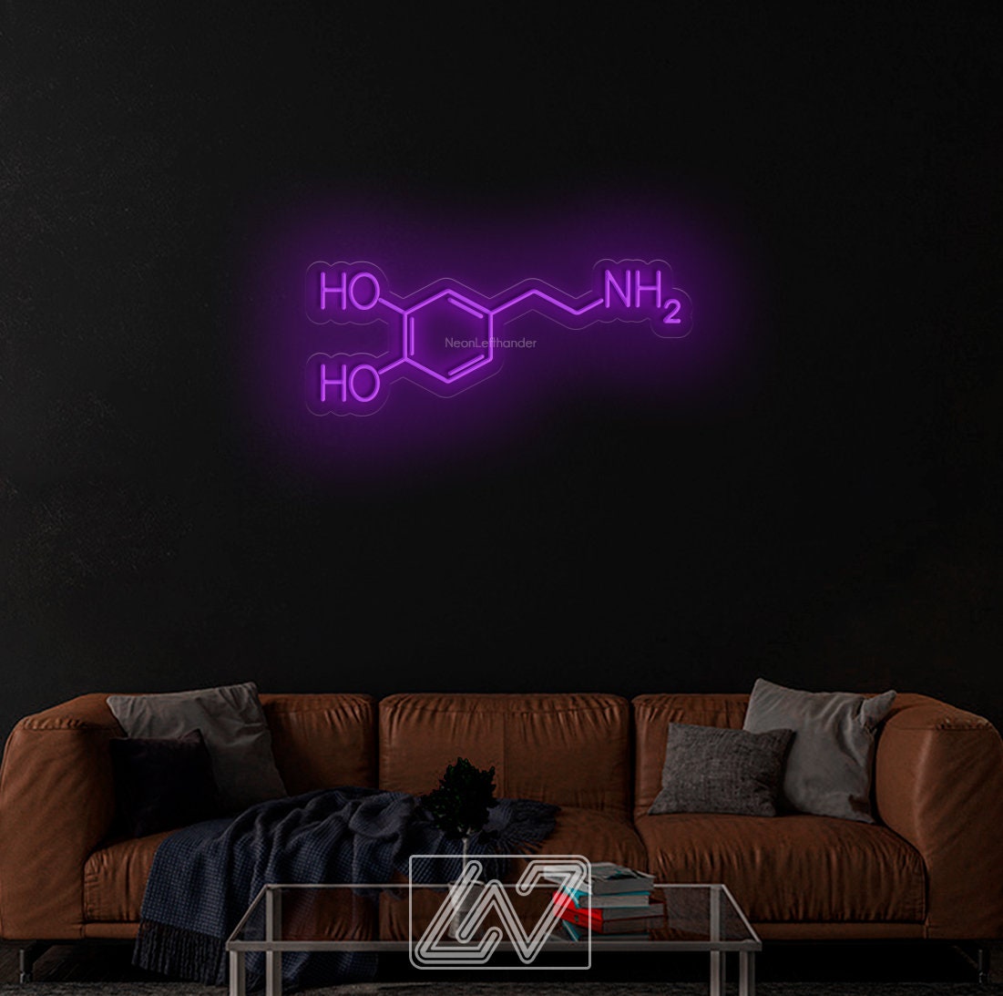 Dopamine - LED Neon Sign, Interior Decor, Room decor, Wall Decor, Custom Sign, Neon For Home