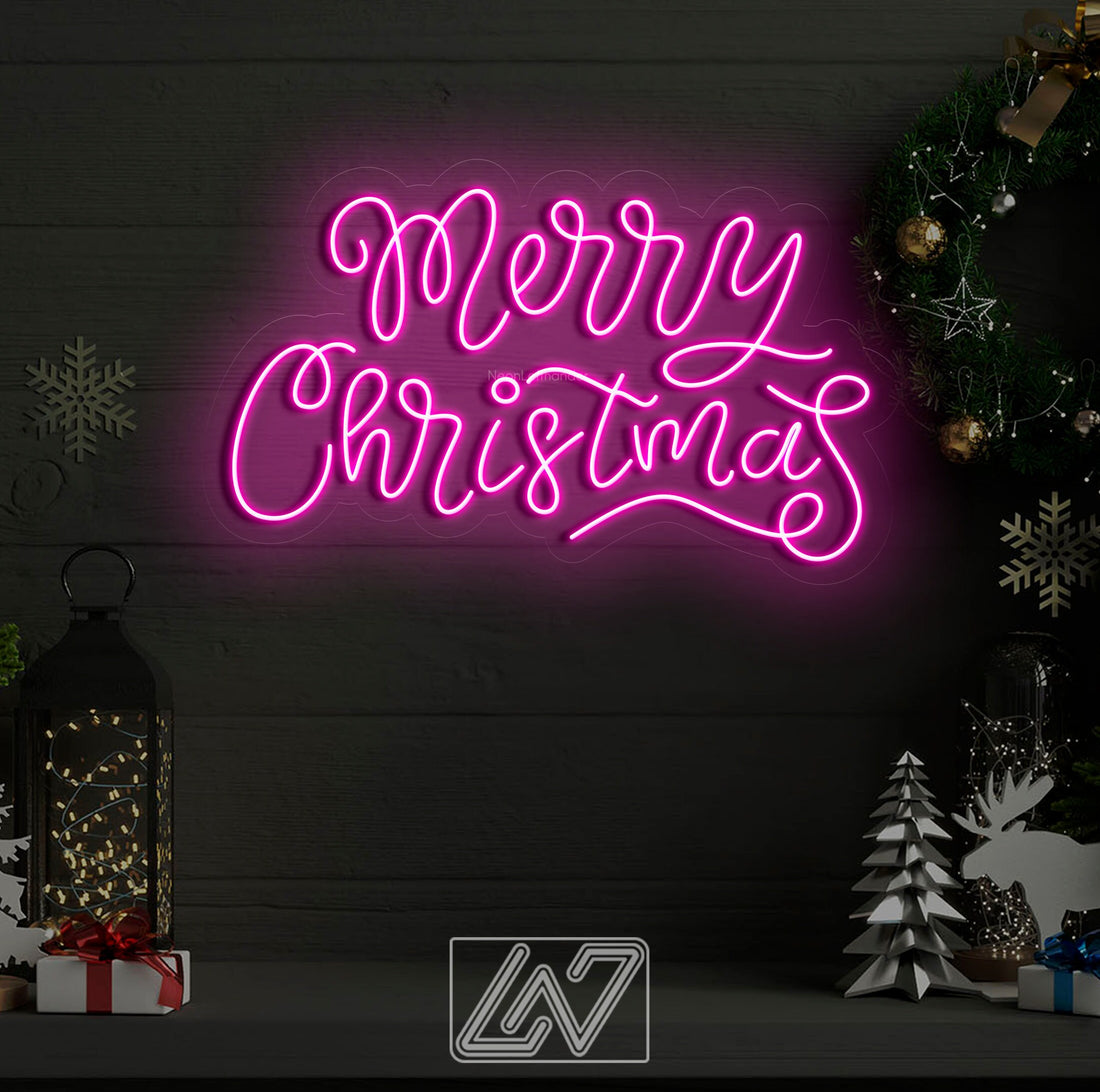 Merry Christmas - LED Neon Sign, Merry Christmas Neon Sign, New Year Neon Sign, Christmas Gift, Christmas Decoration Room