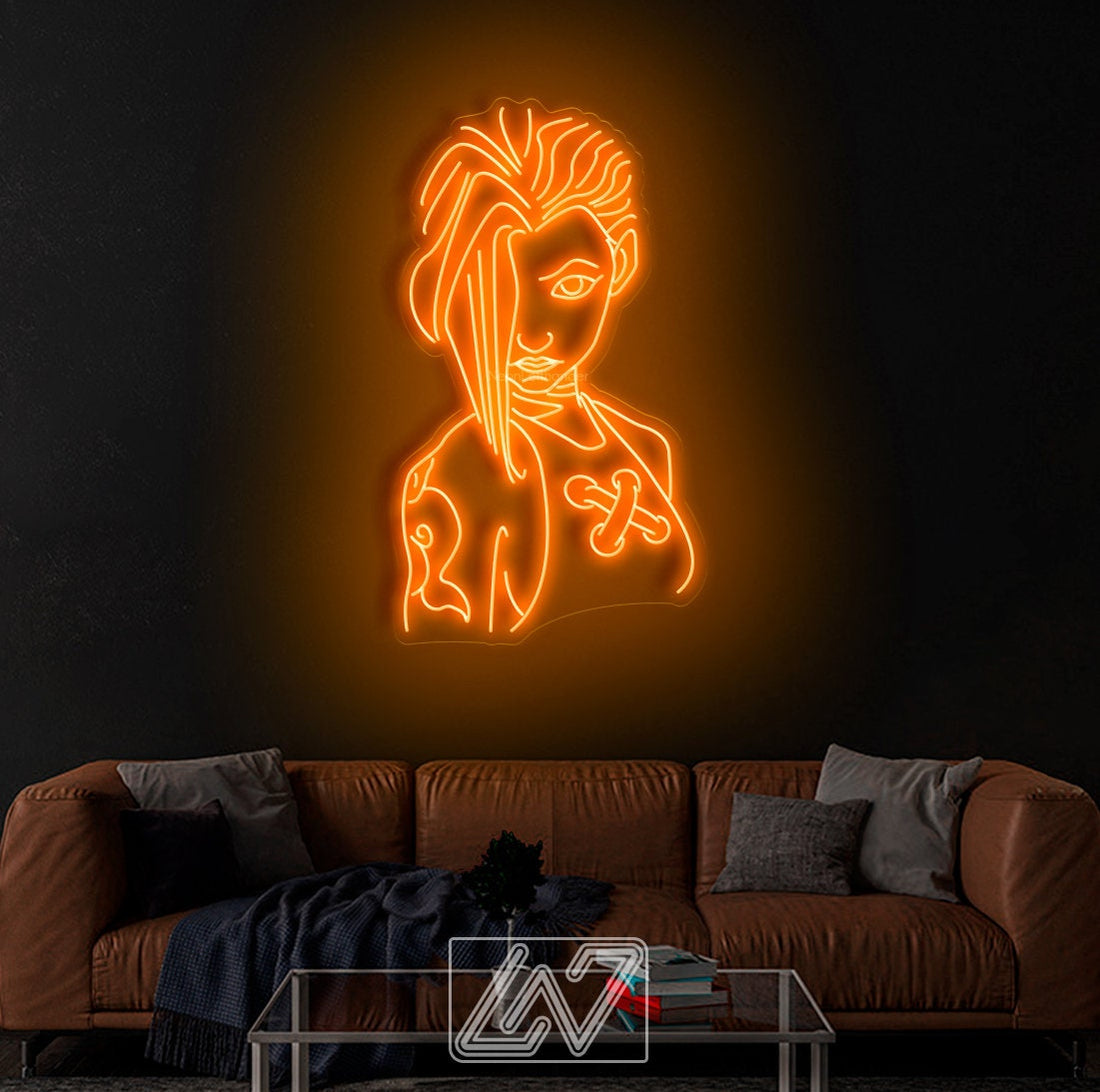 Jinx | Arcane - LED Neon Sign, cartoon Neon Sign, cartoonCharacter, Neon Game Zone,cartoon led sign,cartoon light sign,cartoon wall decor