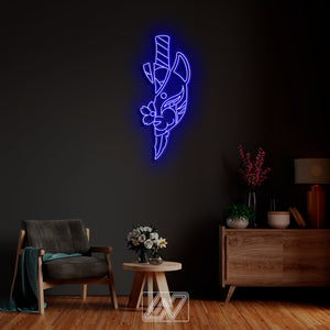 Slayer LED Custom Anime, Demon Neon Sign, Anime wall art, Led Neon Lights, Decor Signs, Anime Wall Decor,Neon Sign Bedroom