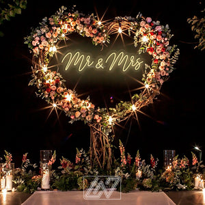 Wedding Neon Sign for reception/Custom Neon Signs/Wedding Decorations/Wedding Light Custom Name Neon/Wedding Gift
