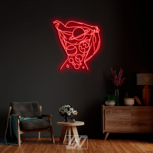 Space Body - Neon Sign Custom Sexy Woman Bedroom Party Bar Wall Room Decor LED Lady Neon light Wedding Personalized romance