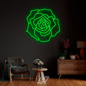 Rose - Neon Sign Custom Flower Led Neon Light Sign for Bedroom Home Wall Party Decor Girlfriend Gift Wedding Party Decorations