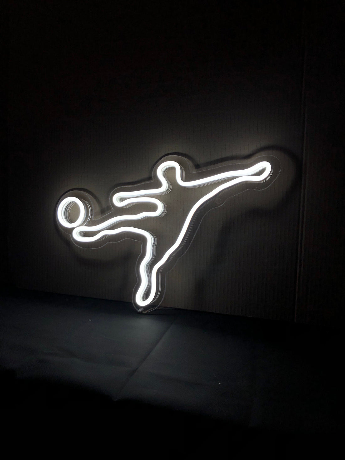 Soccer player - LED Neon Sign, Footballer wall decor Sport led neon sign Decor for kids room Sport signs Unbreakable neon sign