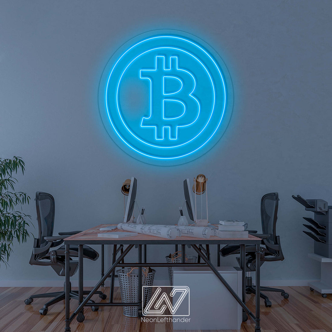 Bitcoin - LED Neon Sign, Bedroom neon sign, Crypto neon sign, Neon Lights, Crypto