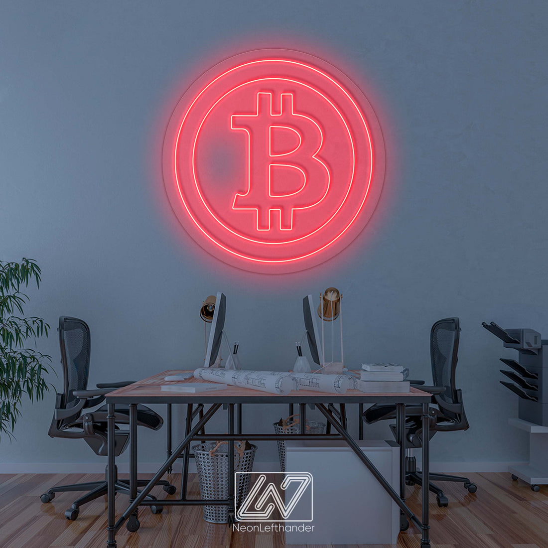 Bitcoin - LED Neon Sign, Bedroom neon sign, Crypto neon sign, Neon Lights, Crypto