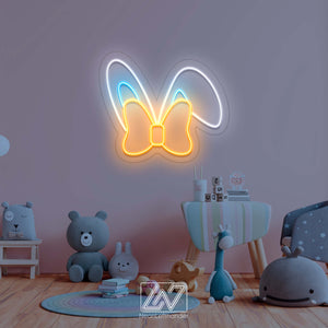 Bunny Ears - Neon Fairytale in Your Room! Neon Sign Gift for a Child's Room