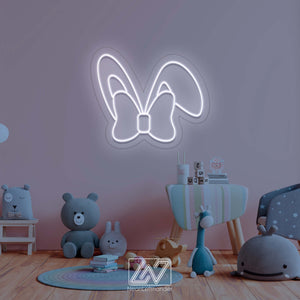 Bunny Ears - Neon Fairytale in Your Room! Neon Sign Gift for a Child's Room