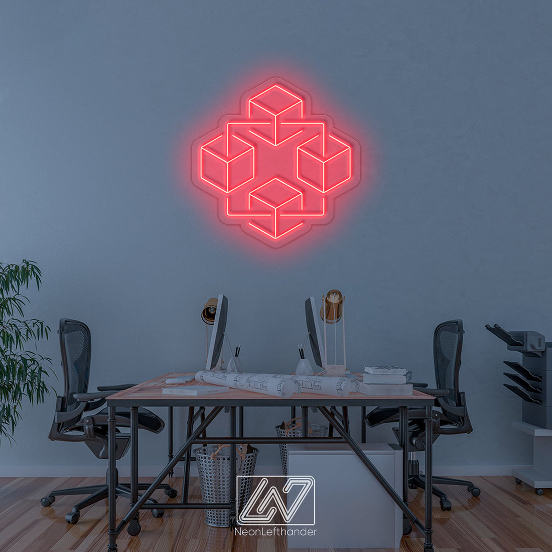 Blockchain - LED Neon Sign, Bedroom neon sign, Crypto neon sign, Neon Lights, Crypto