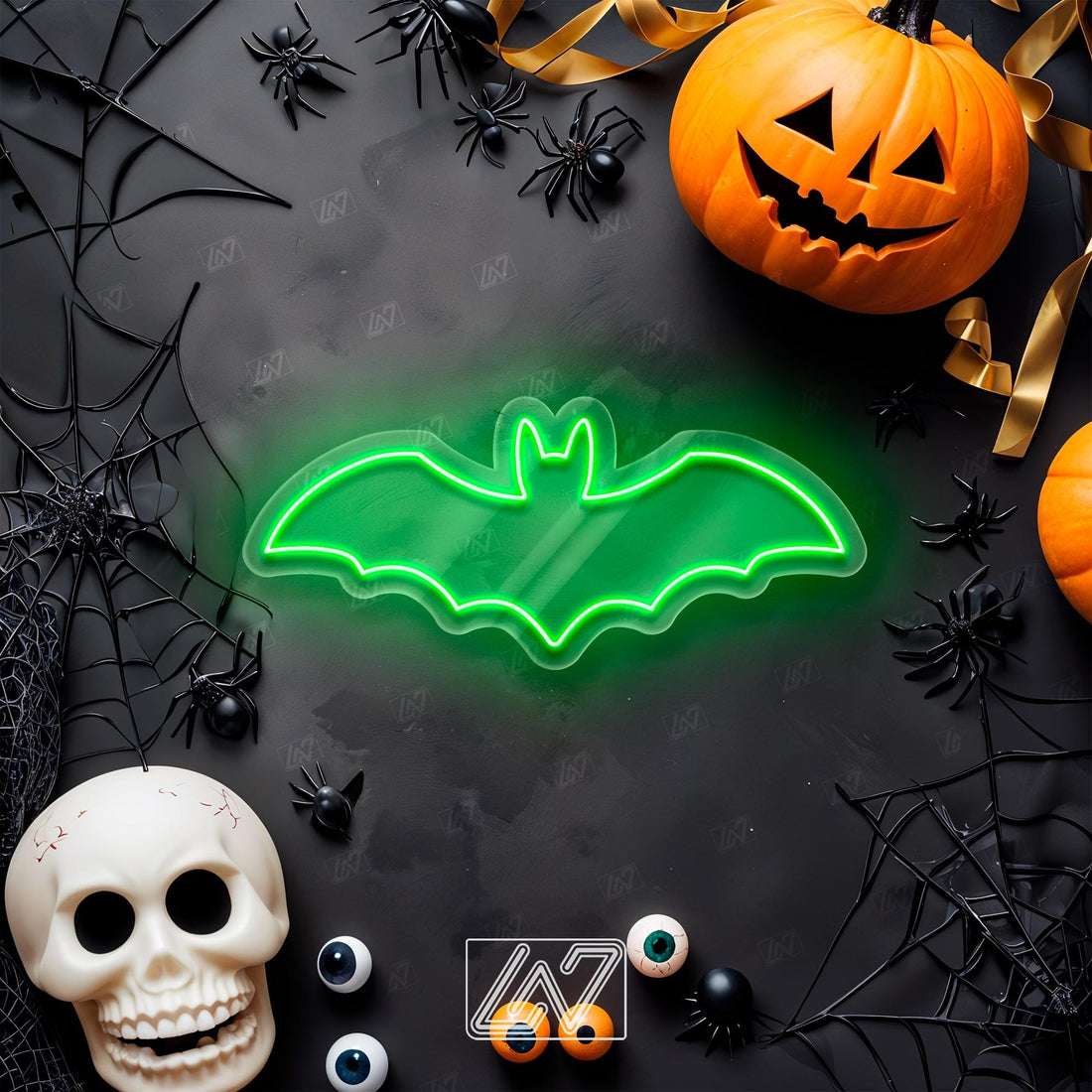 Bat - LED Neon Sign, Spooky Halloween Led Decor, Scary Halloween, Halloween Light Decor, Custom Neon Sign