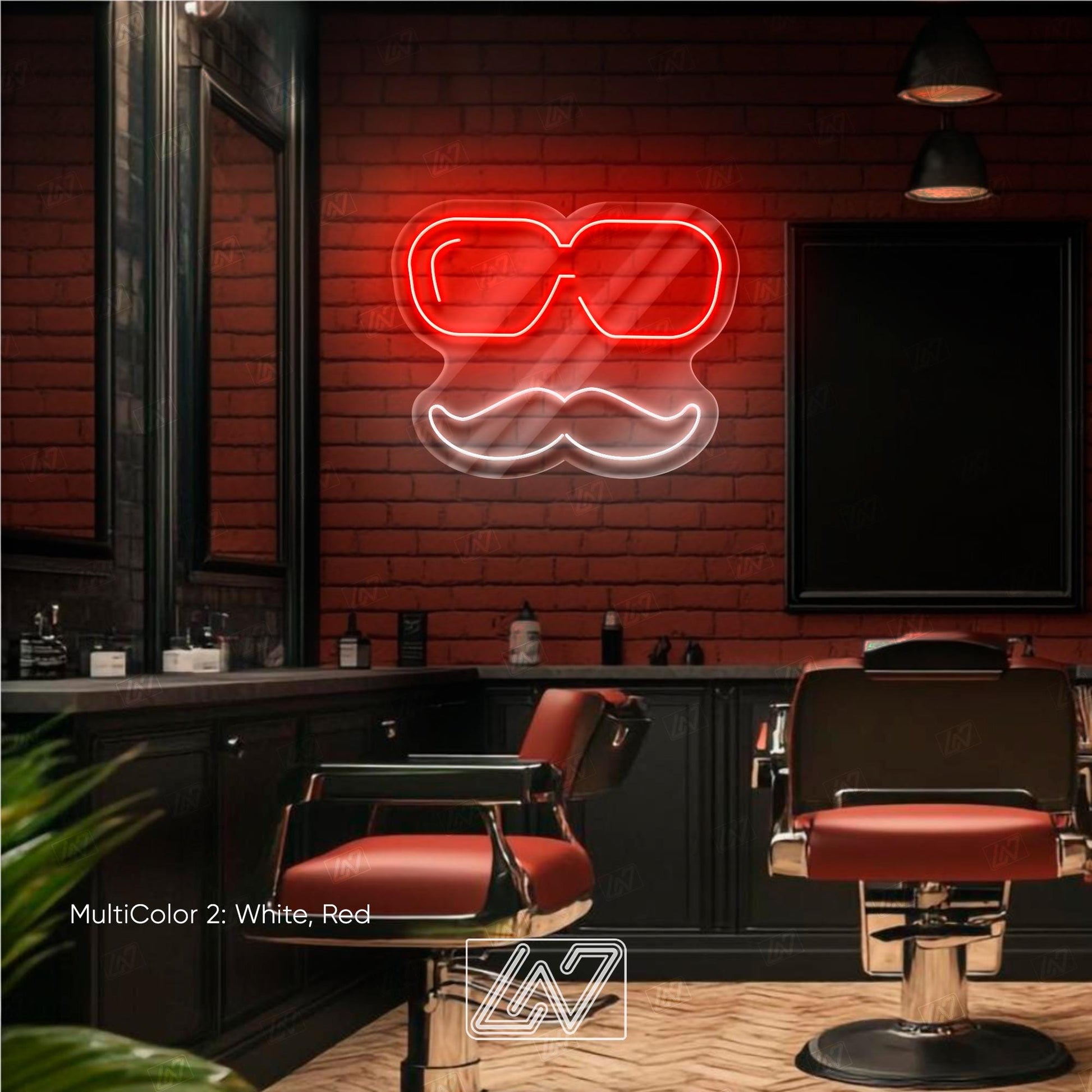 Barber Shop - Scissors neon light, Scissors neon sign, Scissors led sign custom, Barber Shop Scissors neon sign, Hair beauty salon