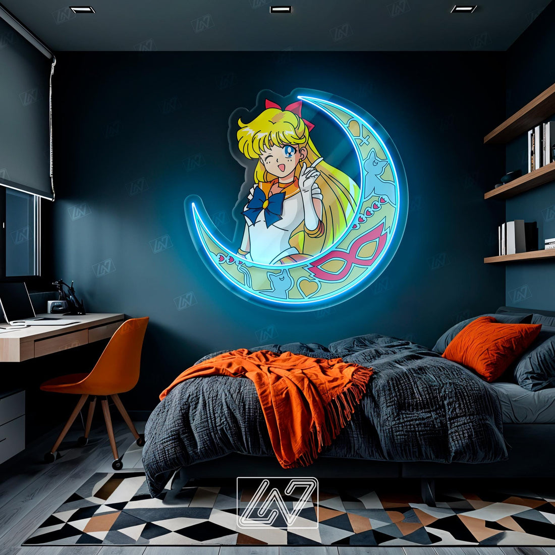 Anime Character - LED Neon Anime Sign with UV Print, Cartoon Character, Game Room Light, Personalized Gifts, Japanese Neon Sign