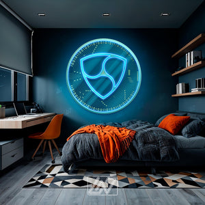 Nem Xem - LED Neon Sign with UV Print, Bedroom neon sign, Crypto neon sign, Neon Lights, Crypto