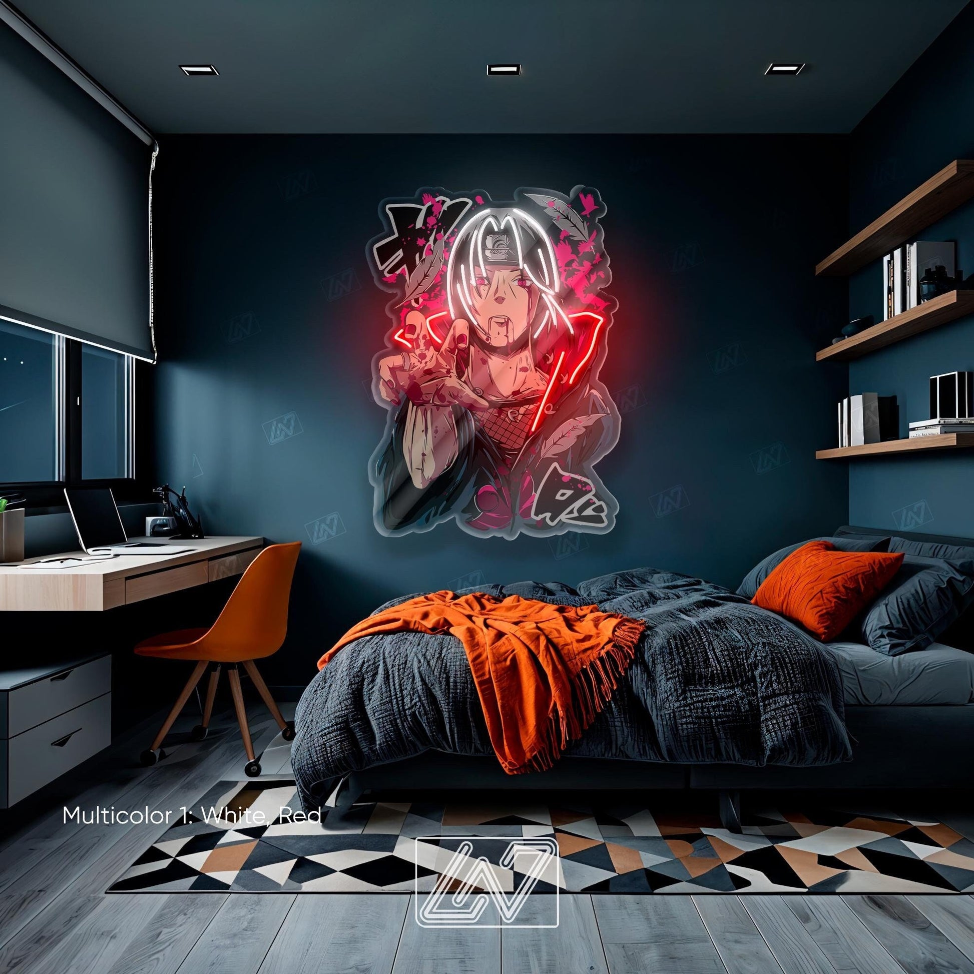 Anime Character - LED Neon Anime Sign with UV Print, Cartoon Character, Game Room Light, Personalized Gifts, Japanese Neon Sign