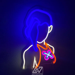 Jinx | Arcane - LED Neon Sign, cartoon Neon Sign, cartoonCharacter, Neon Game Zone,cartoon led sign,cartoon light sign,cartoon wall decor