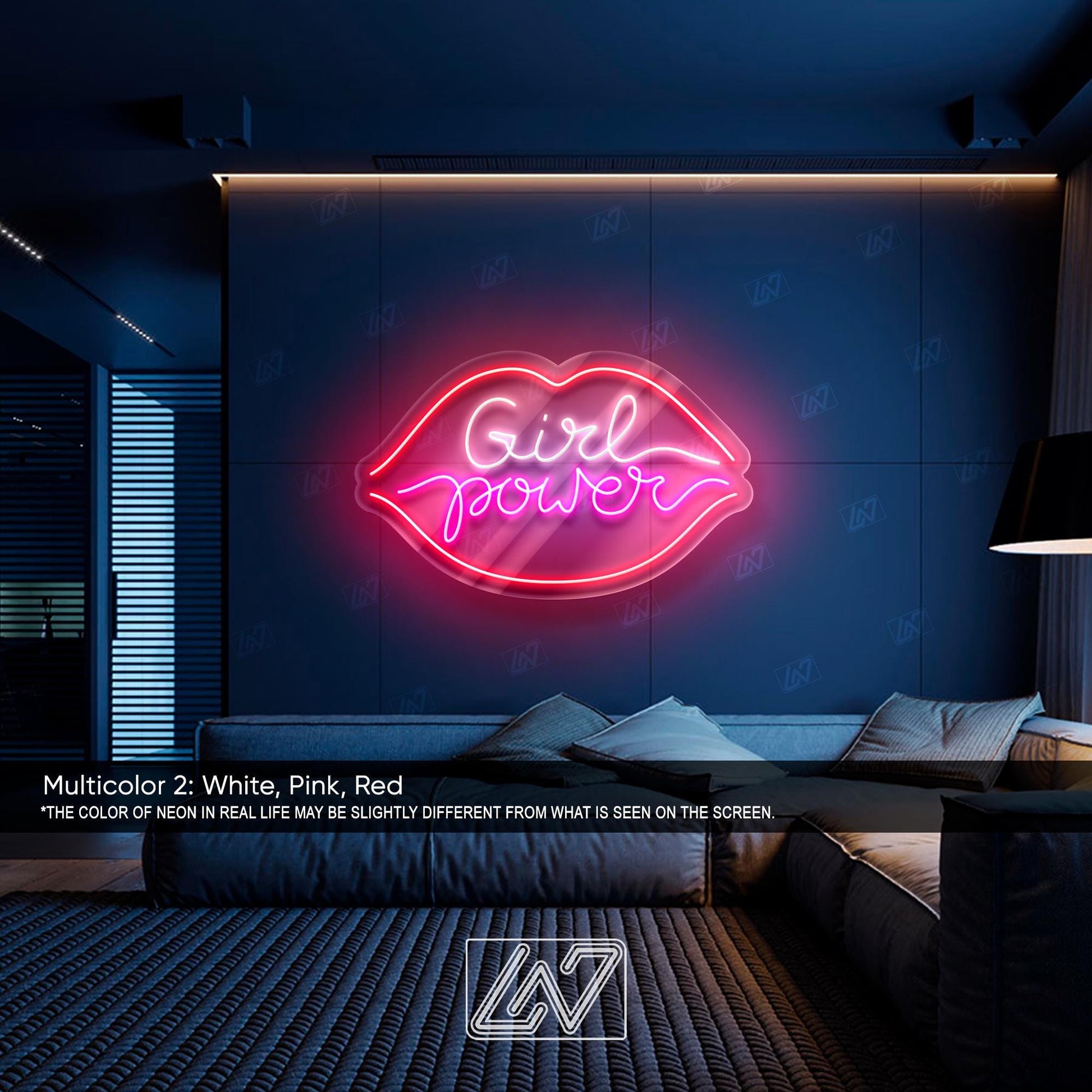 Girl Power - LED Neon Sign, Girl Neon Sign,Neon Sign Bedroom, Custom Neon Sign, Bar Nightclub Party Decor Neon