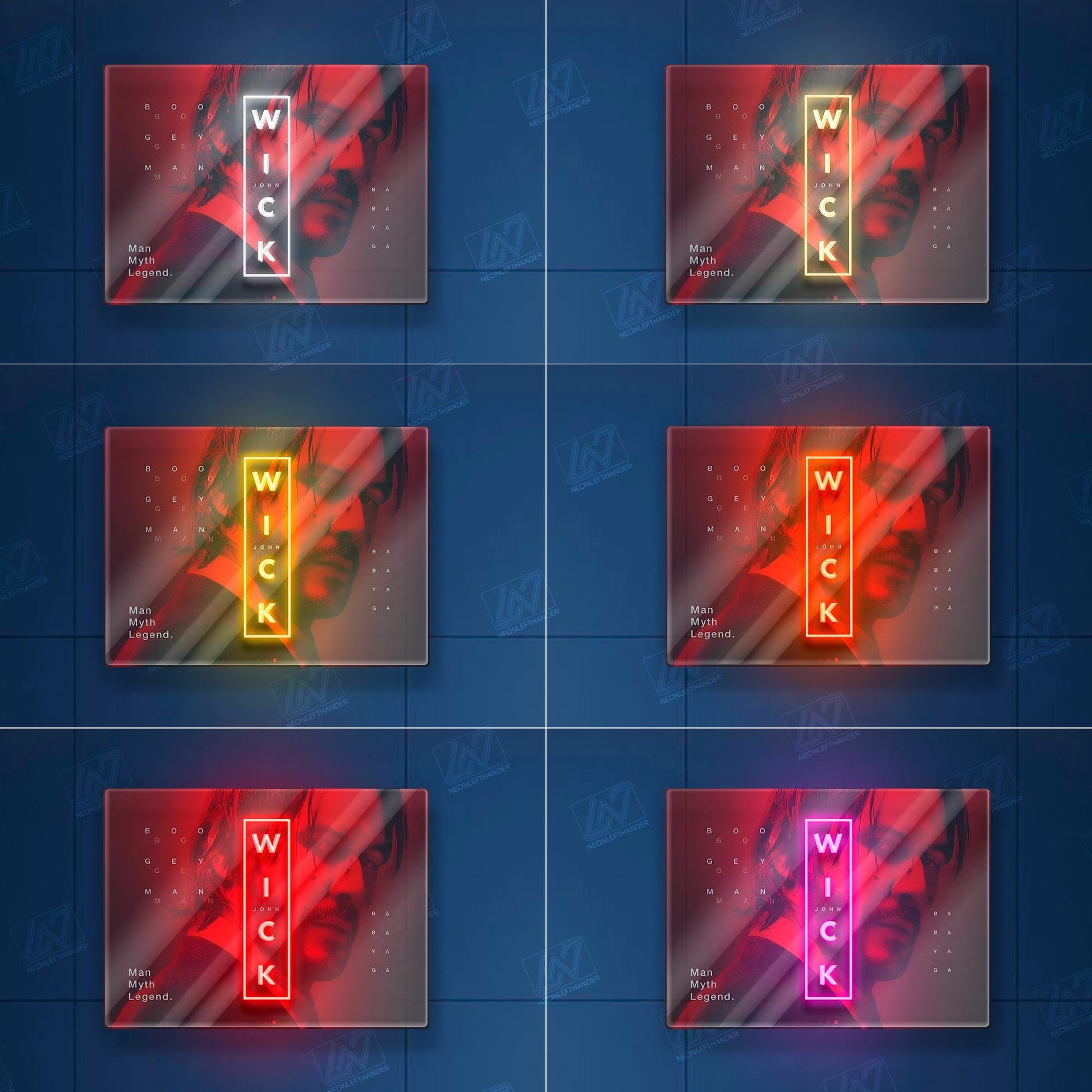 Movie Character - LED Neon Movie Sign with UV Print, Cartoon Character, Game Room Light, Personalized Gifts, Cinema Neon Sign