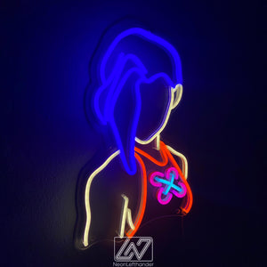 Jinx | Arcane - LED Neon Sign, cartoon Neon Sign, cartoonCharacter, Neon Game Zone,cartoon led sign,cartoon light sign,cartoon wall decor