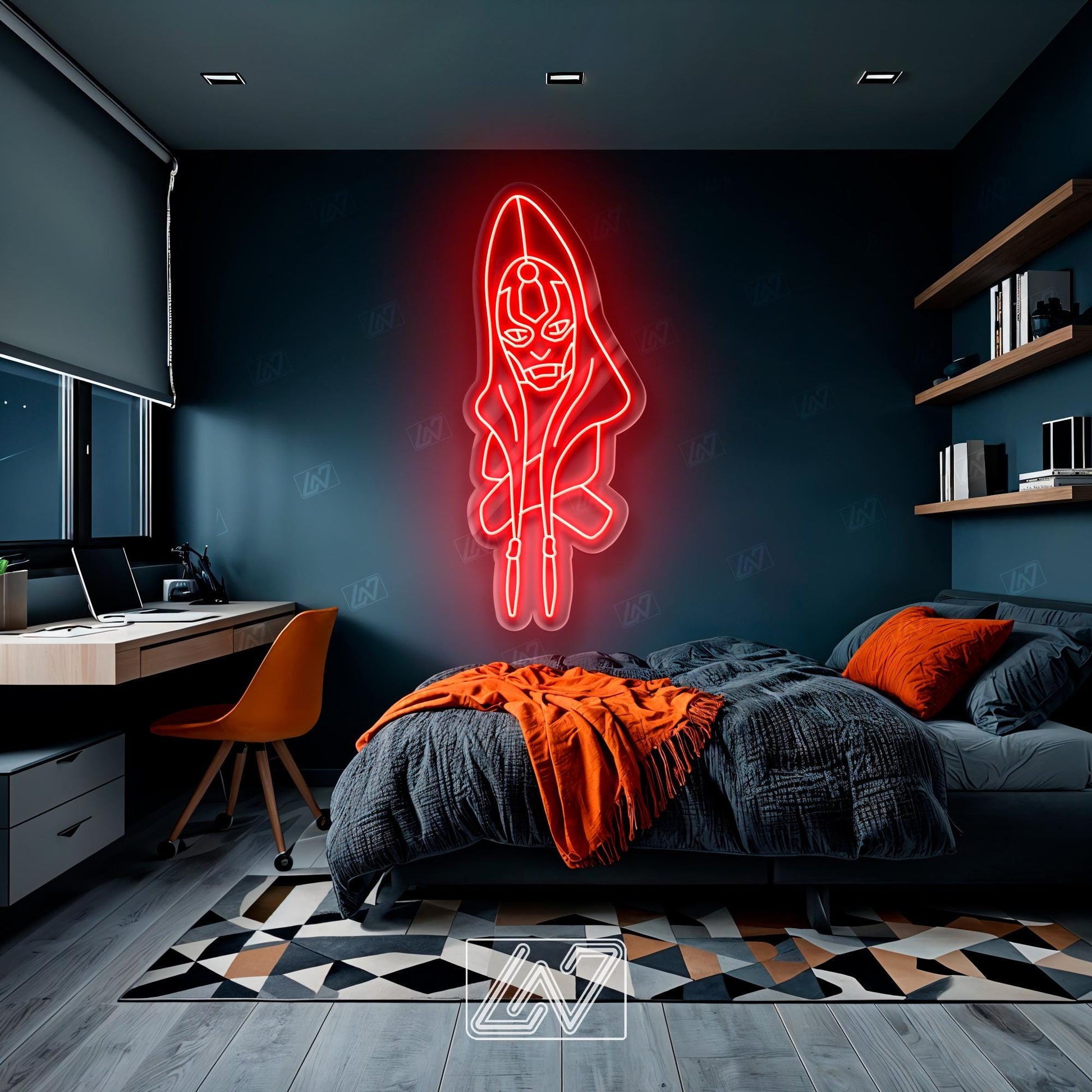 Movie Character - LED Neon Movie Sign with UV Print, Cartoon Character, Game Room Light, Personalized Gifts, Cinema Neon Sign