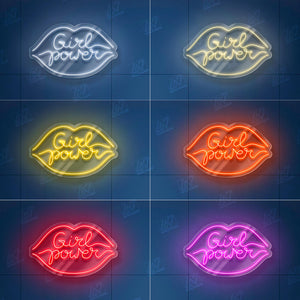 Girl Power - LED Neon Sign, Girl Neon Sign,Neon Sign Bedroom, Custom Neon Sign, Bar Nightclub Party Decor Neon