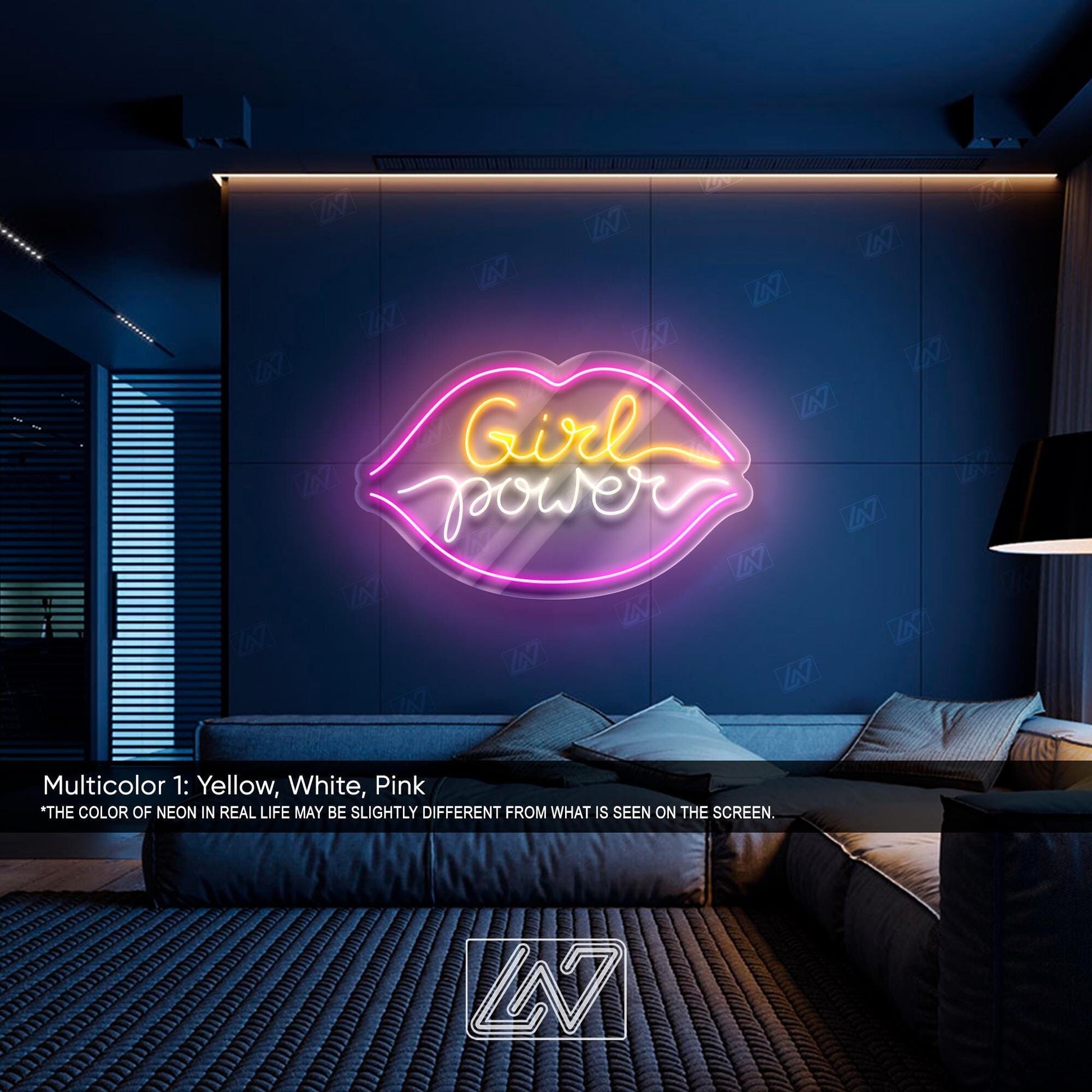 Girl Power - LED Neon Sign, Girl Neon Sign,Neon Sign Bedroom, Custom Neon Sign, Bar Nightclub Party Decor Neon
