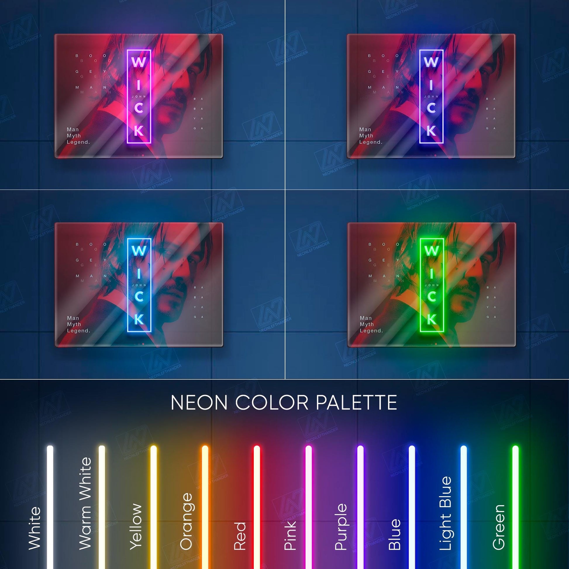 Movie Character - LED Neon Movie Sign with UV Print, Cartoon Character, Game Room Light, Personalized Gifts, Cinema Neon Sign