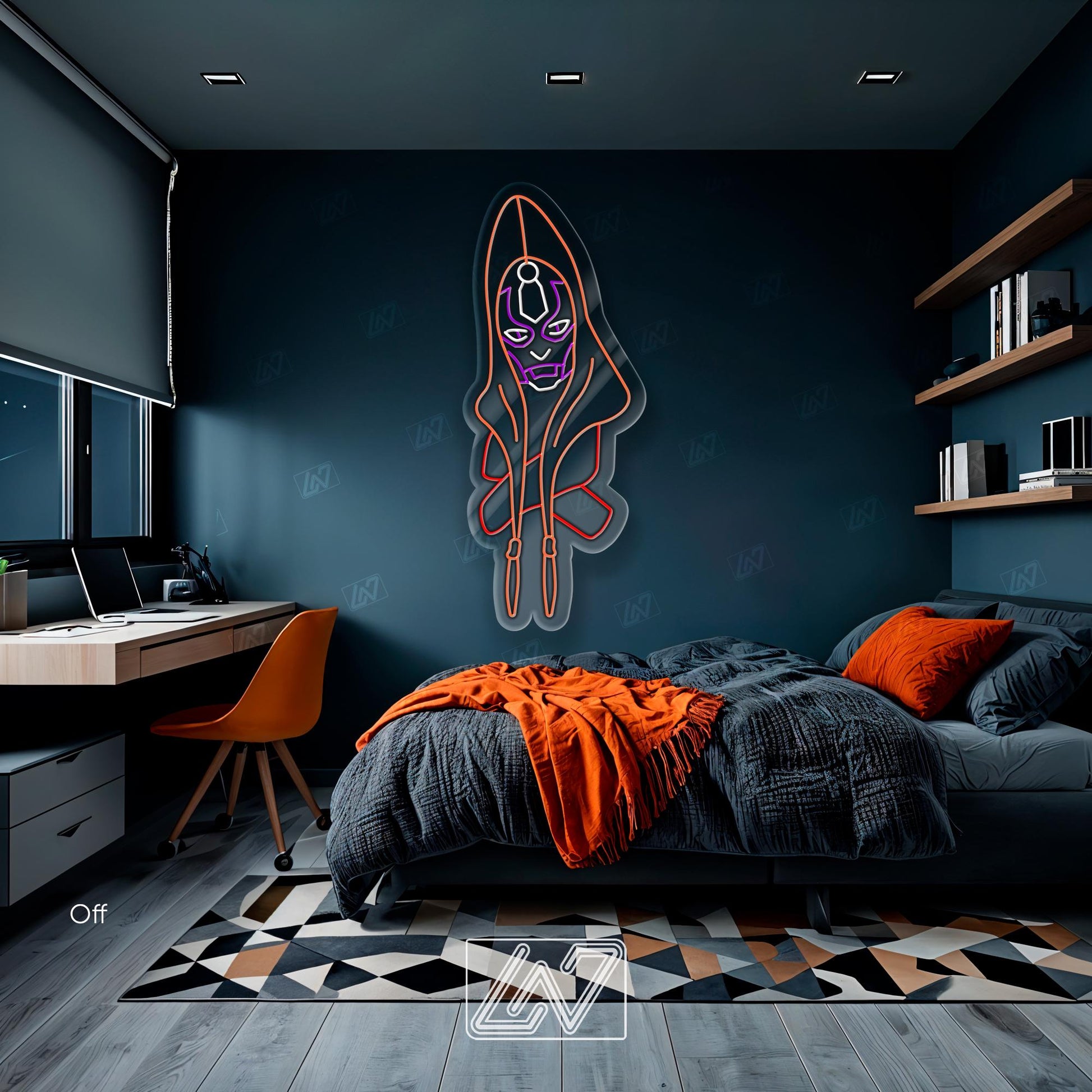 Movie Character - LED Neon Movie Sign with UV Print, Cartoon Character, Game Room Light, Personalized Gifts, Cinema Neon Sign