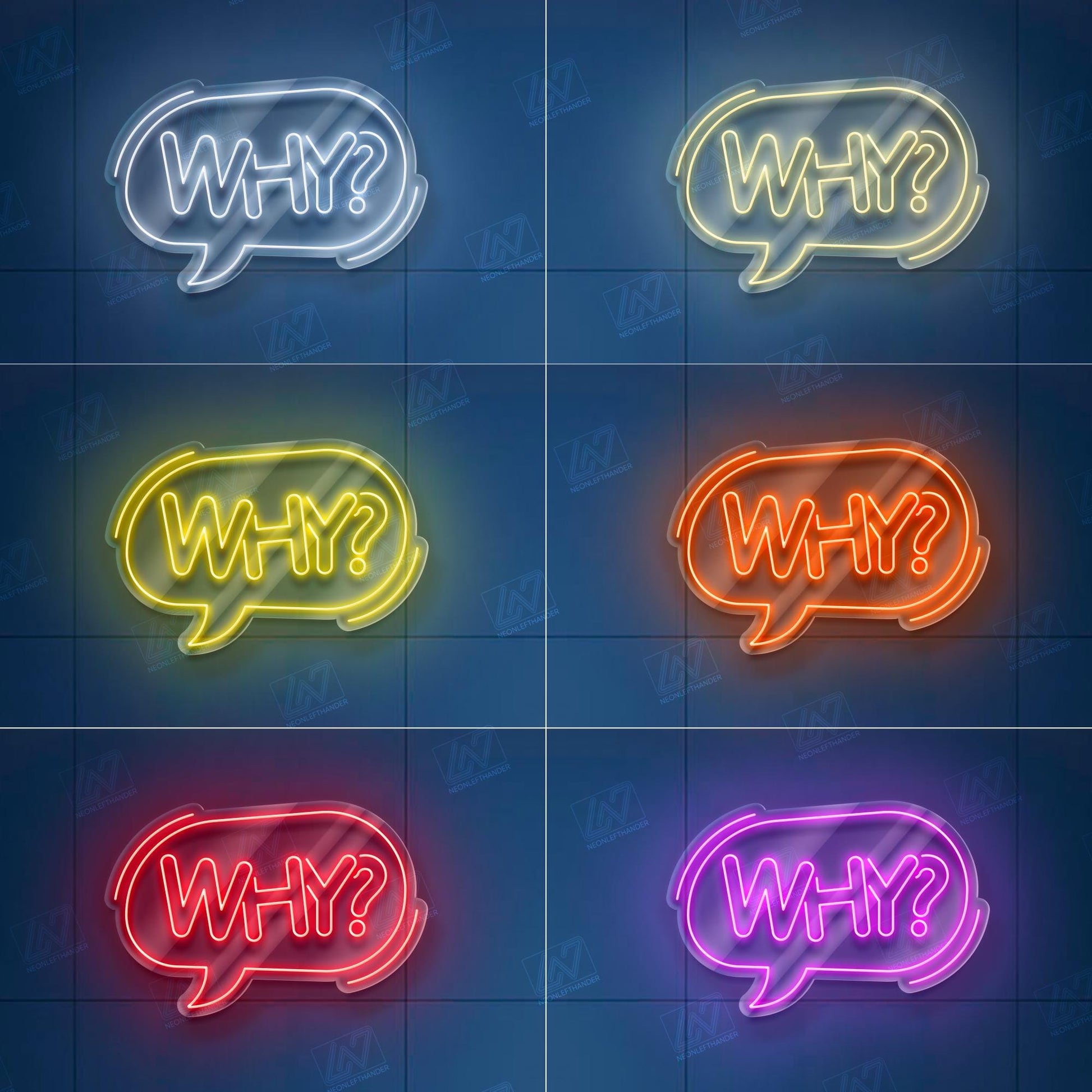 What?- LED Neon Sign, Aesthetic LED Wall Light, Cool Expression Neon Art, Gamer Room Decor, Fun Pop Art Sign, Vibrant Wow Wall Decor