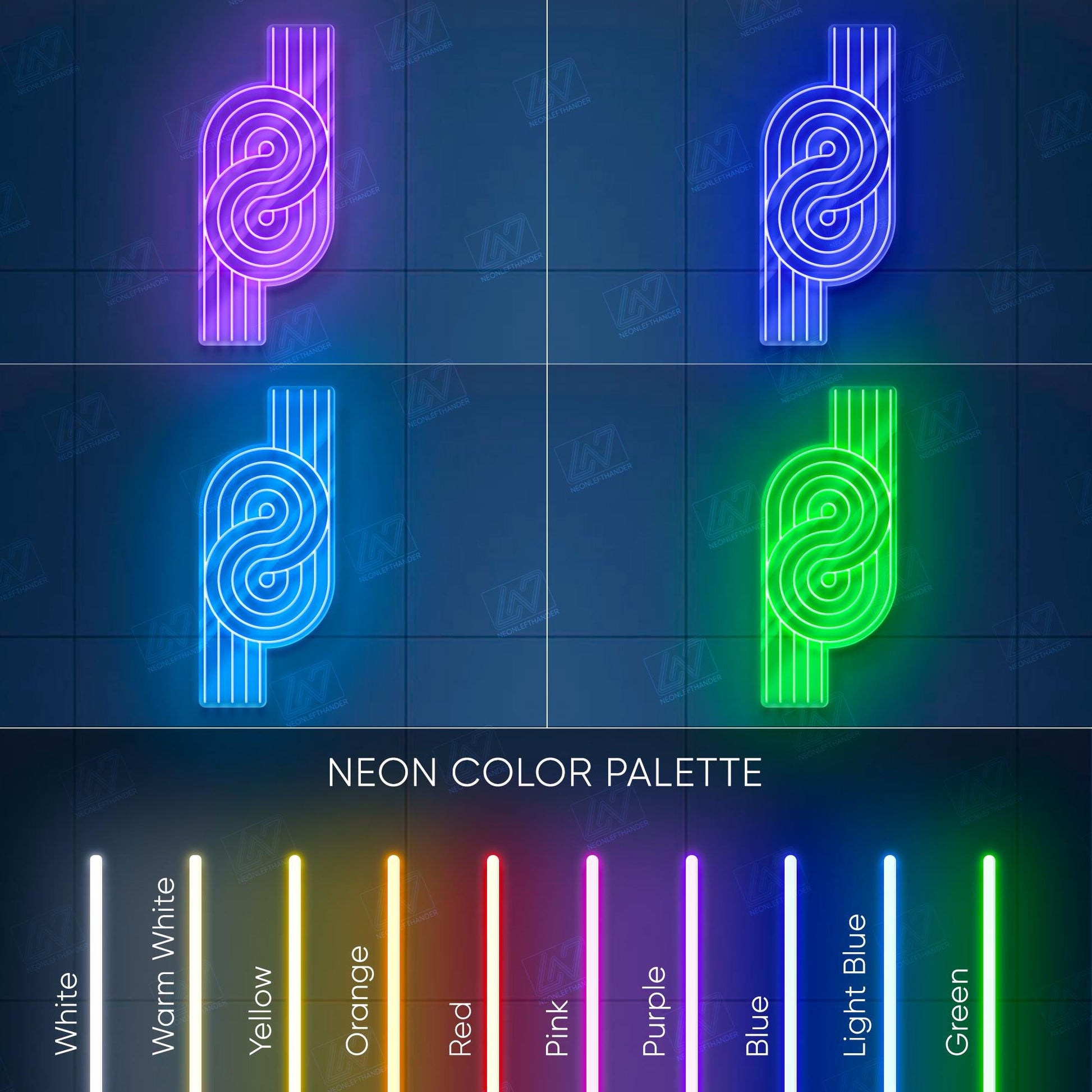 Geometric Lines - LED Neon Sign, Colorful LGBT Wall Art, Modern Pride Room Decor, Vibrant LGBTQ Light, Aesthetic Rainbow Neon Sign