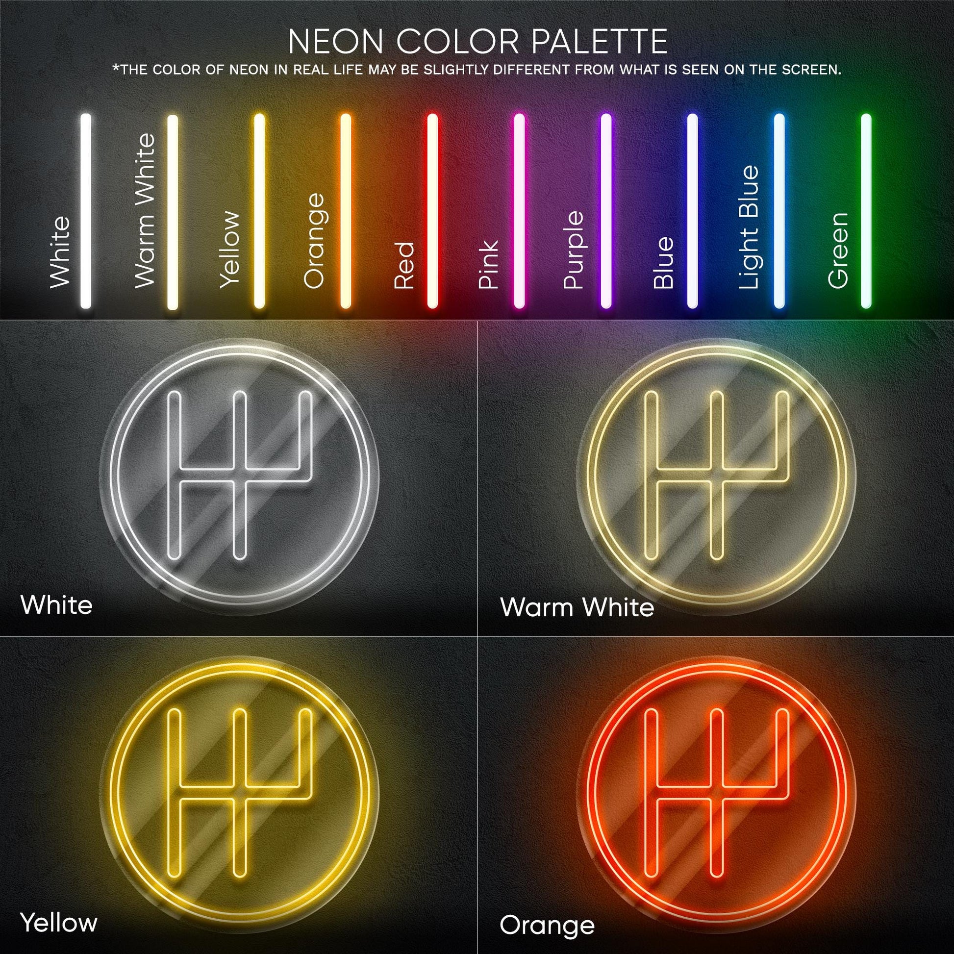 Gear Transmission LED Neon Sign – Industrial Style Light for Garage, Auto Shop, Man Cave or Workshop, Great Gift for Car and Mechanic Lovers