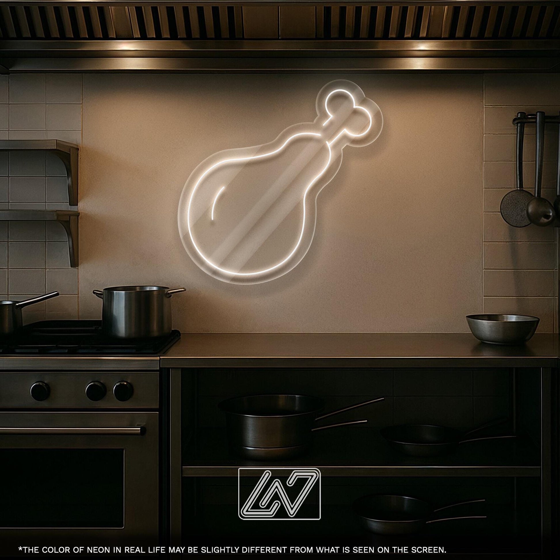 Chicken Leg Neon Sign