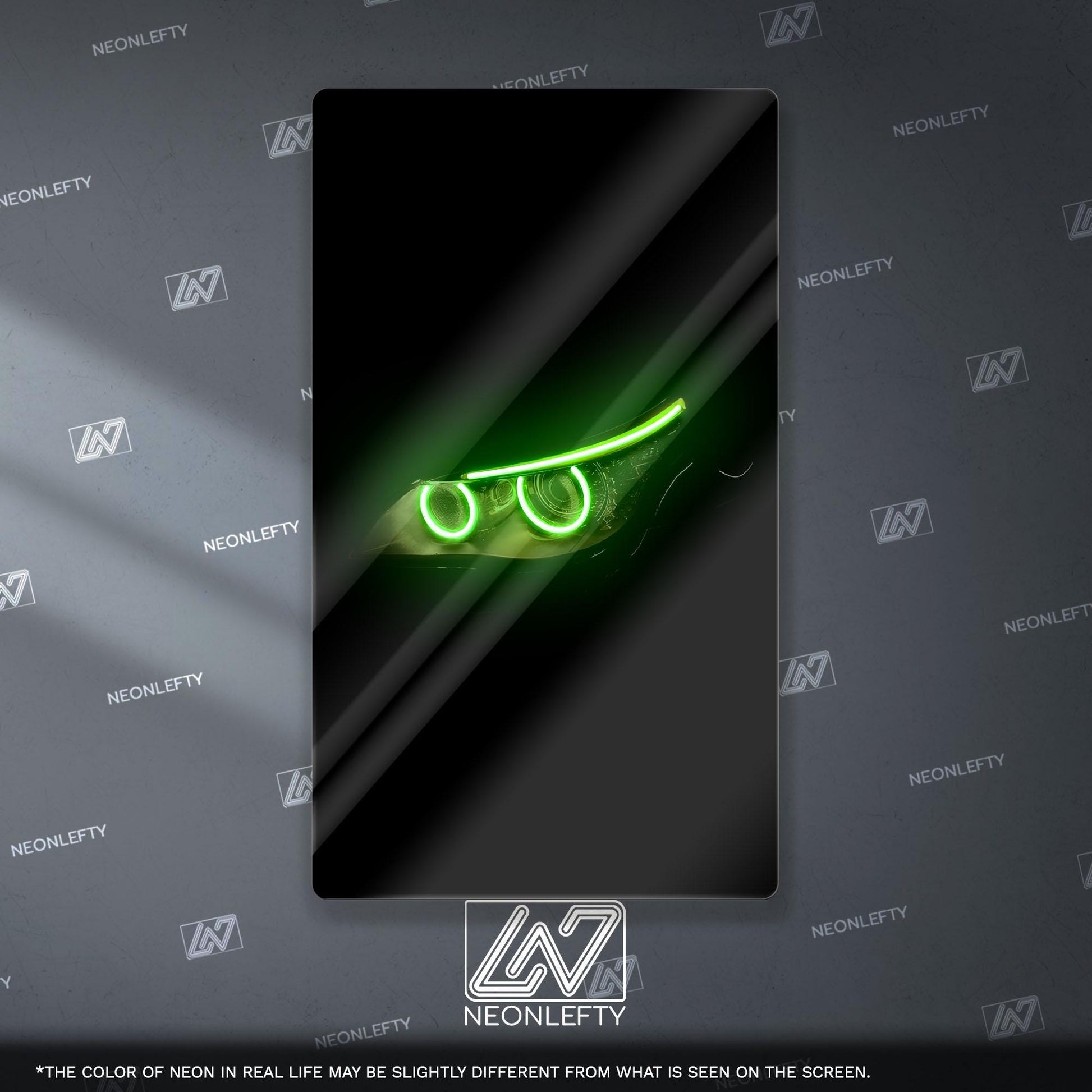 BMW M4 Neon Sign - Aggressive front view wall art inspired by modern performance design, perfect for garage, man cave or car room