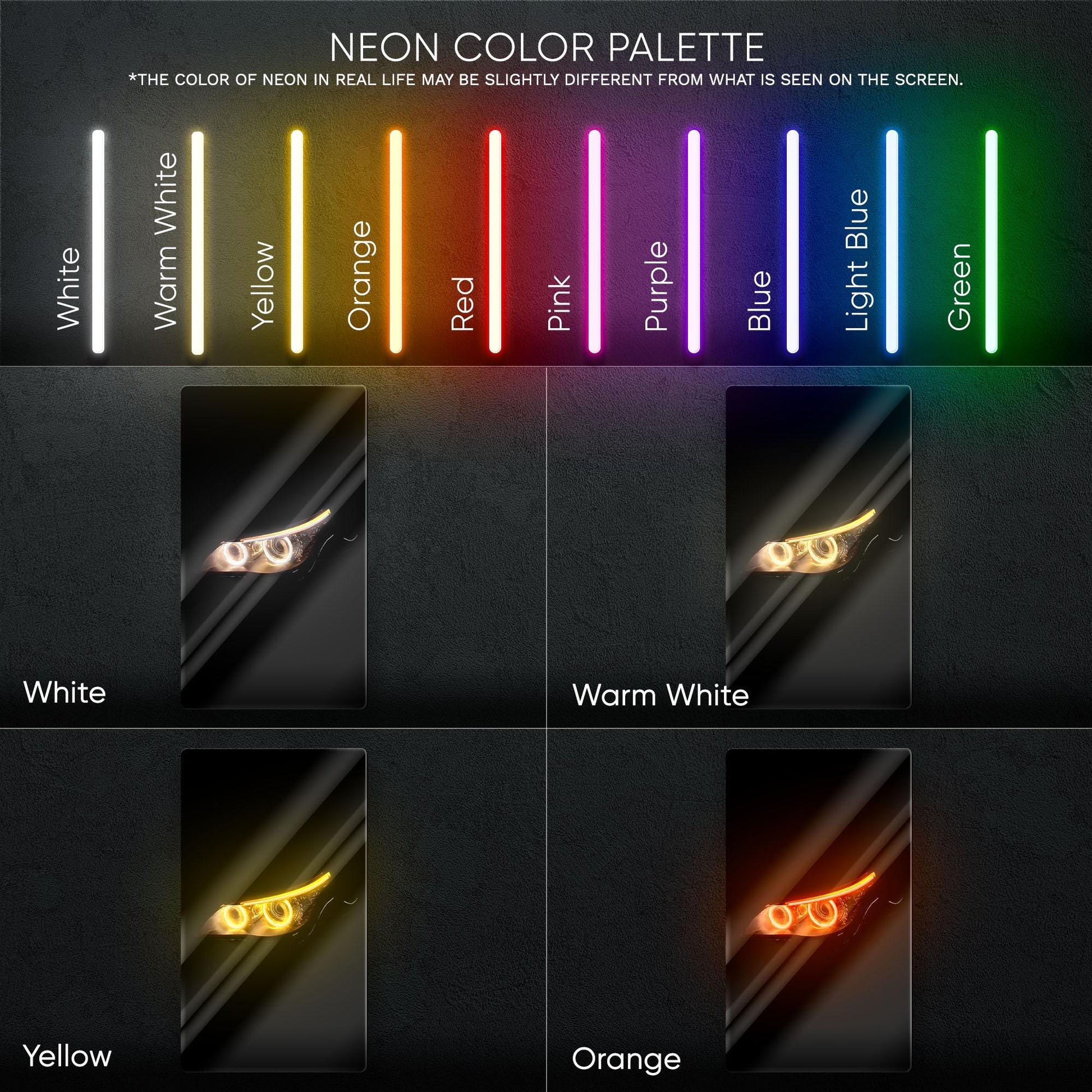 BMW M4 Neon Sign - Aggressive front view wall art inspired by modern performance design, perfect for garage, man cave or car room