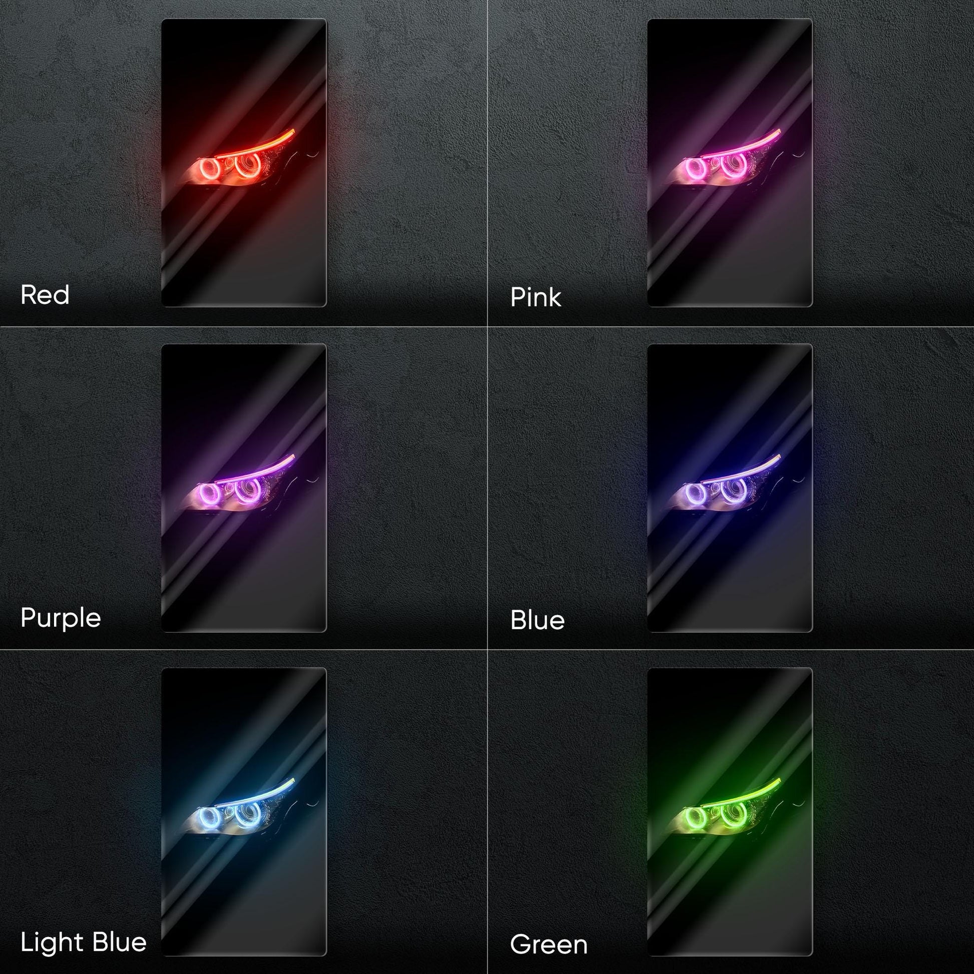 BMW M4 Neon Sign - Aggressive front view wall art inspired by modern performance design, perfect for garage, man cave or car room